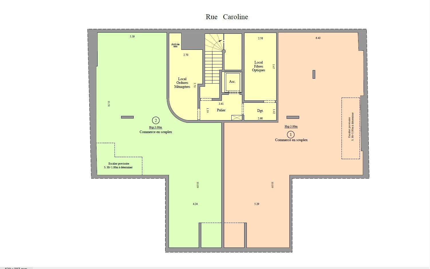 Vente Commerce 196&nbsp;m² Paris 17