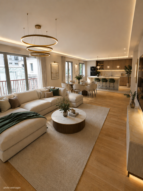 Vente Appartement 4&nbsp;Pièces 93.4&nbsp;m² Paris 17