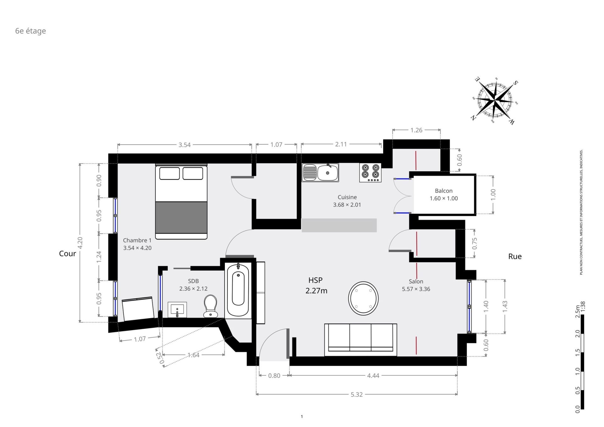 Vente Appartement 2&nbsp;Pièces 40&nbsp;m² Paris 9