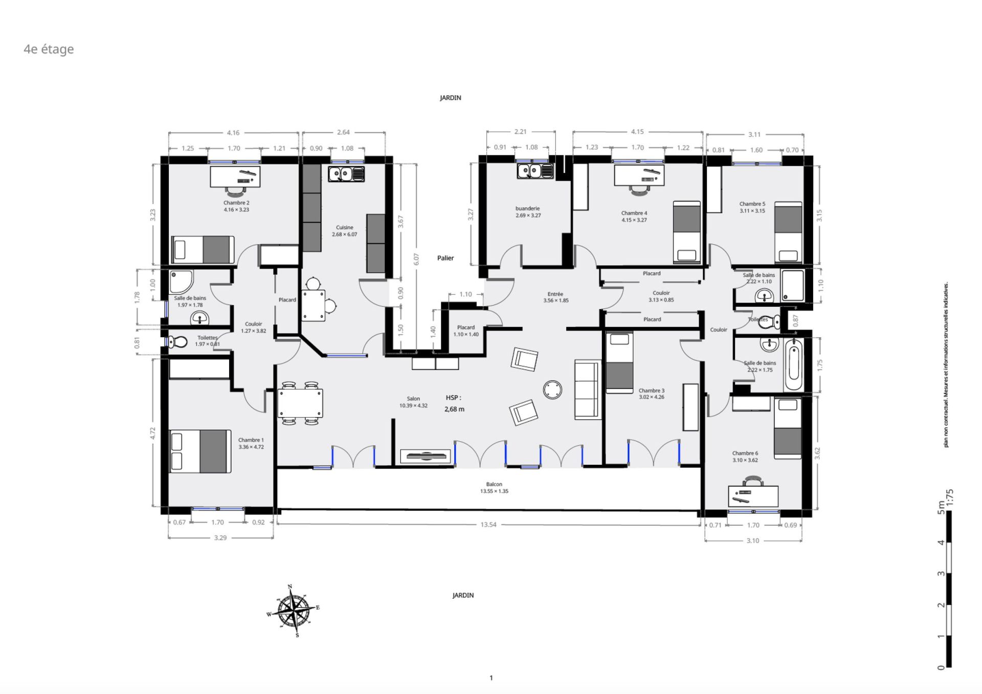 Vente Appartement 9&nbsp;Pièces 181&nbsp;m² Ville-d'Avray