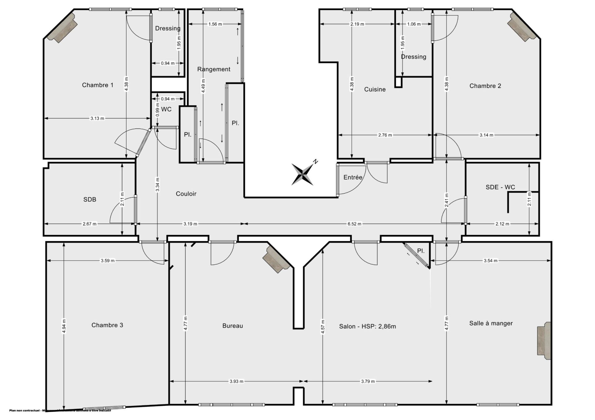 Vente Appartement 6&nbsp;Pièces 136&nbsp;m² Nogent-sur-Marne