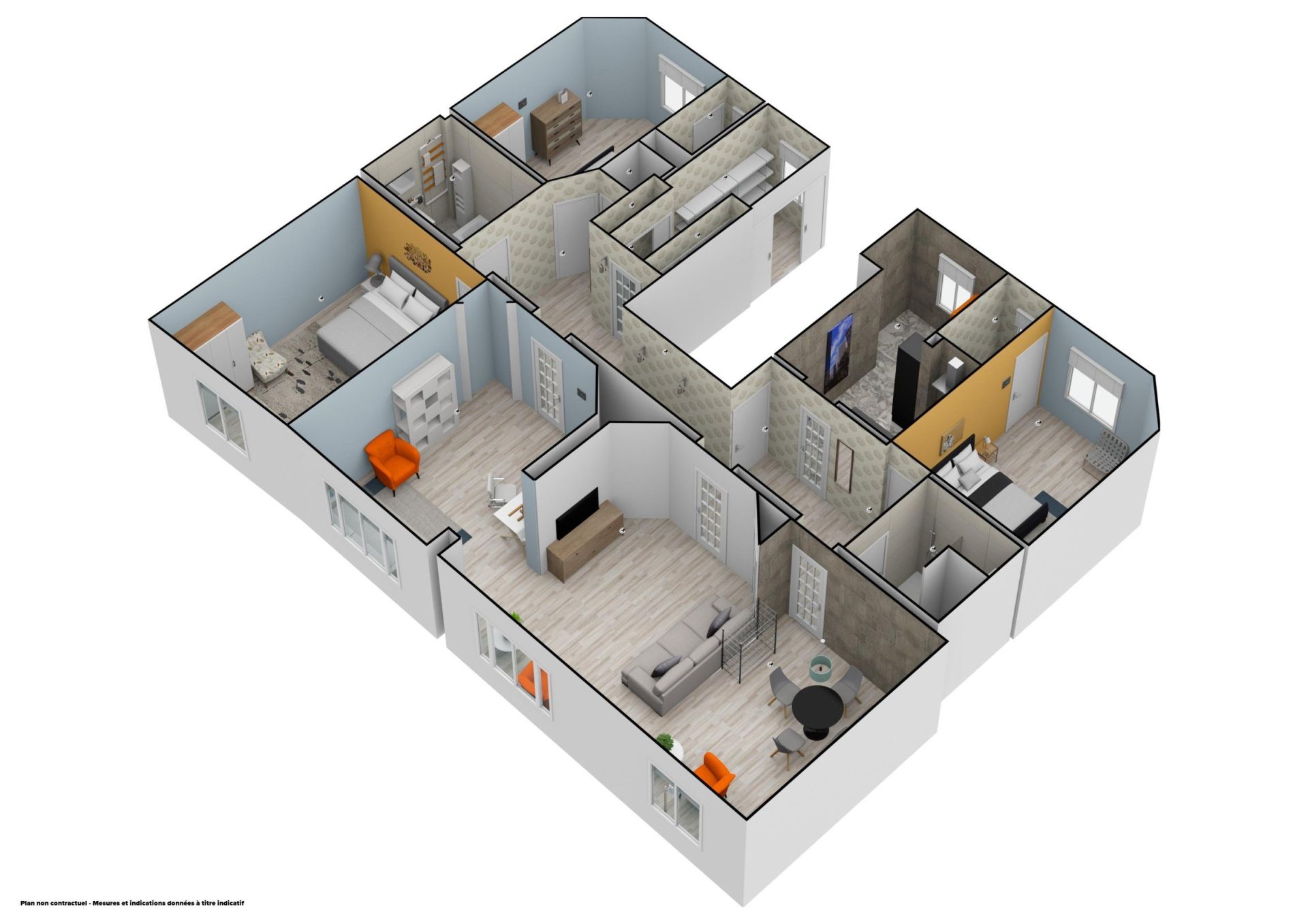 Vente Appartement 6&nbsp;Pièces 136&nbsp;m² Nogent-sur-Marne