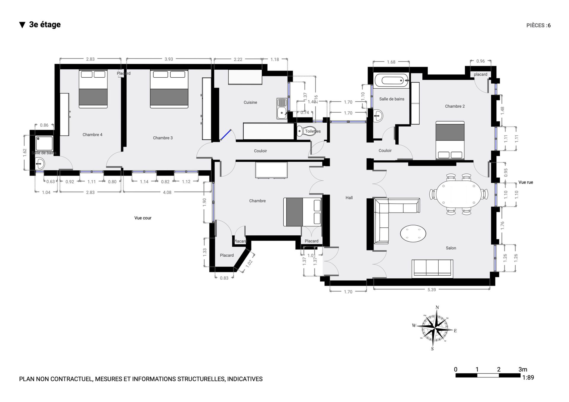 Vente Appartement 5&nbsp;Pièces 132&nbsp;m² Paris 9
