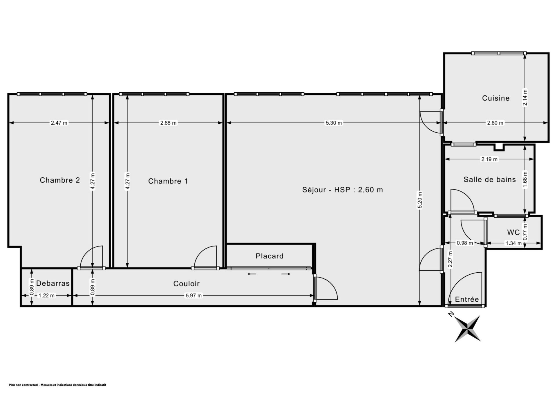 Vente Appartement 3&nbsp;Pièces 68&nbsp;m² Paris 15