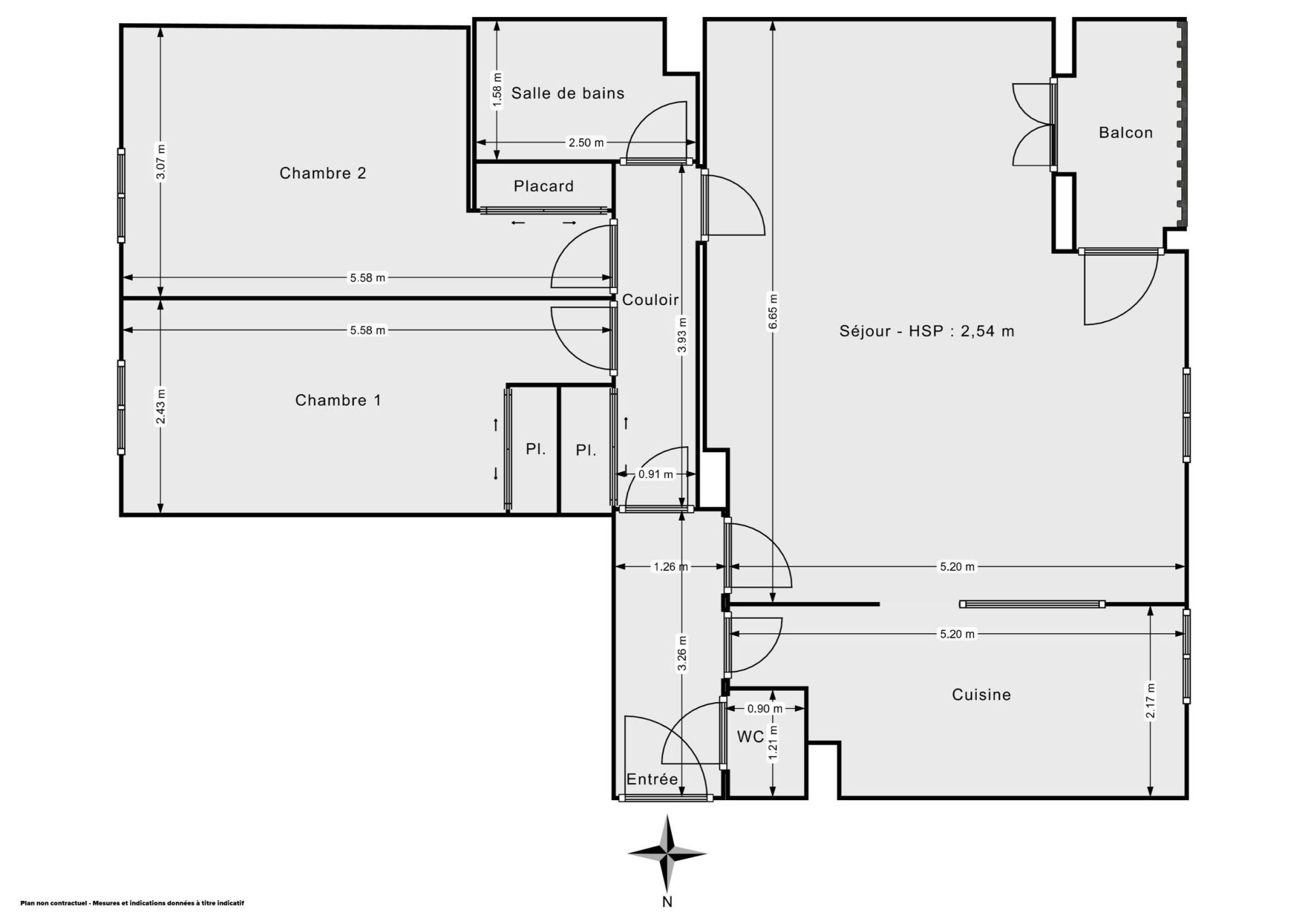 Vente Appartement 4&nbsp;Pièces 79&nbsp;m² Le Plessis-Bouchard