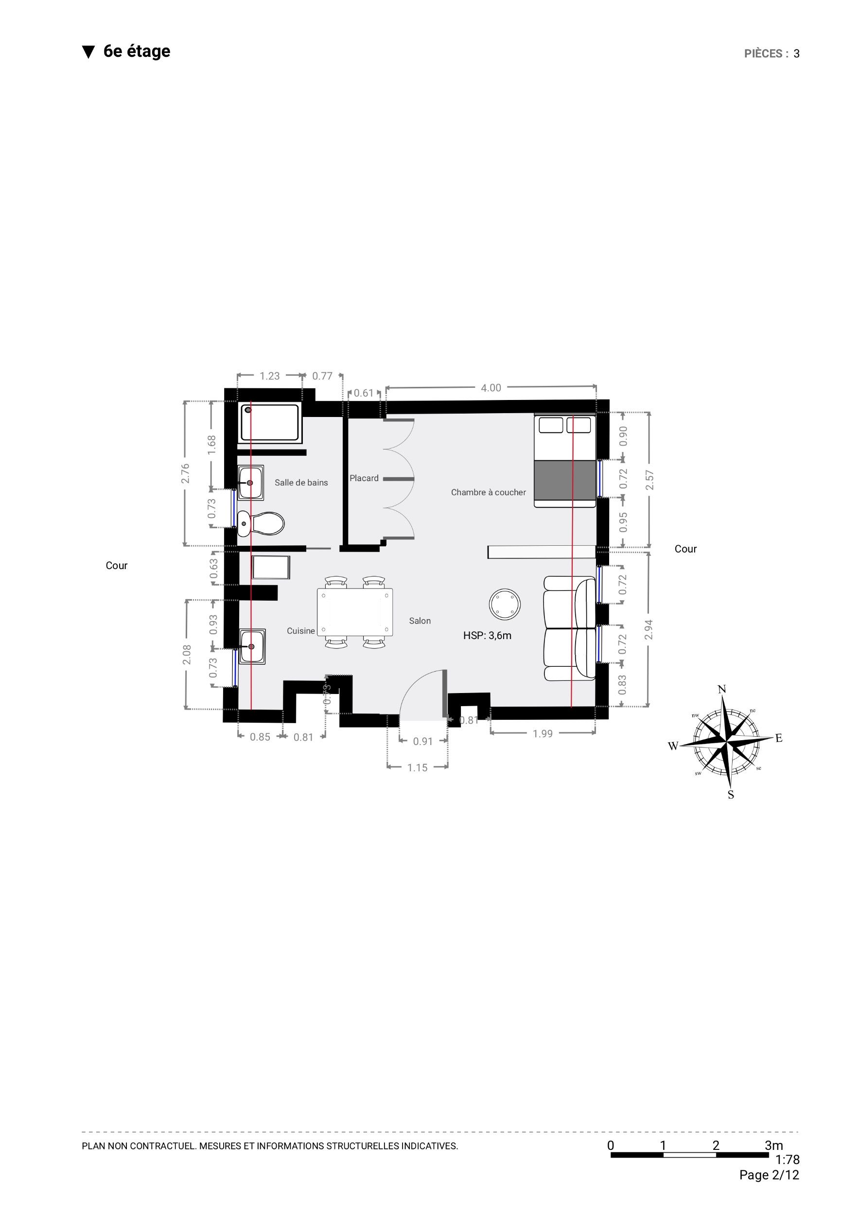 Vente Appartement 2&nbsp;Pièces 33&nbsp;m² Paris 9