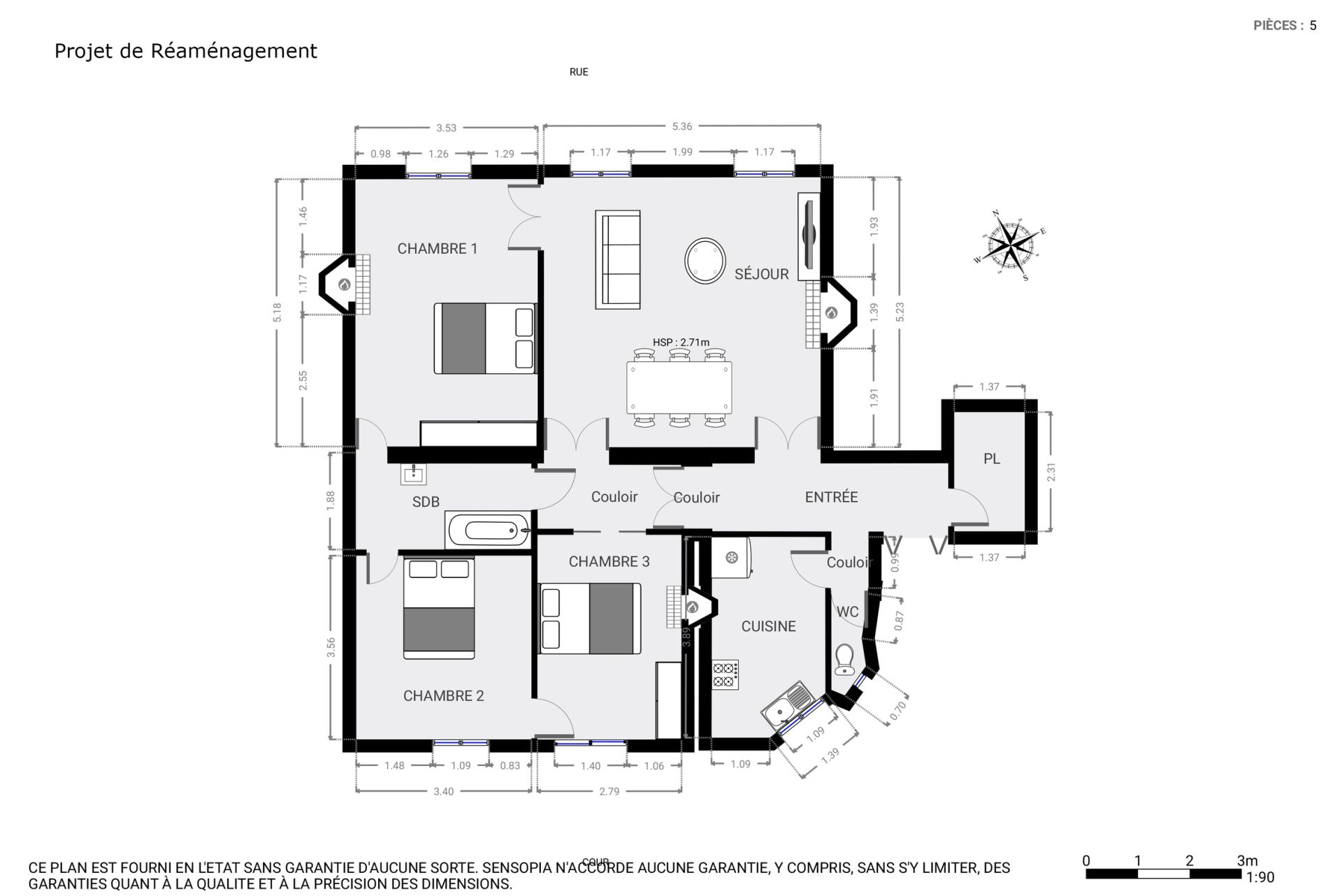 Vente Appartement 4&nbsp;Pièces 99&nbsp;m² Paris 10