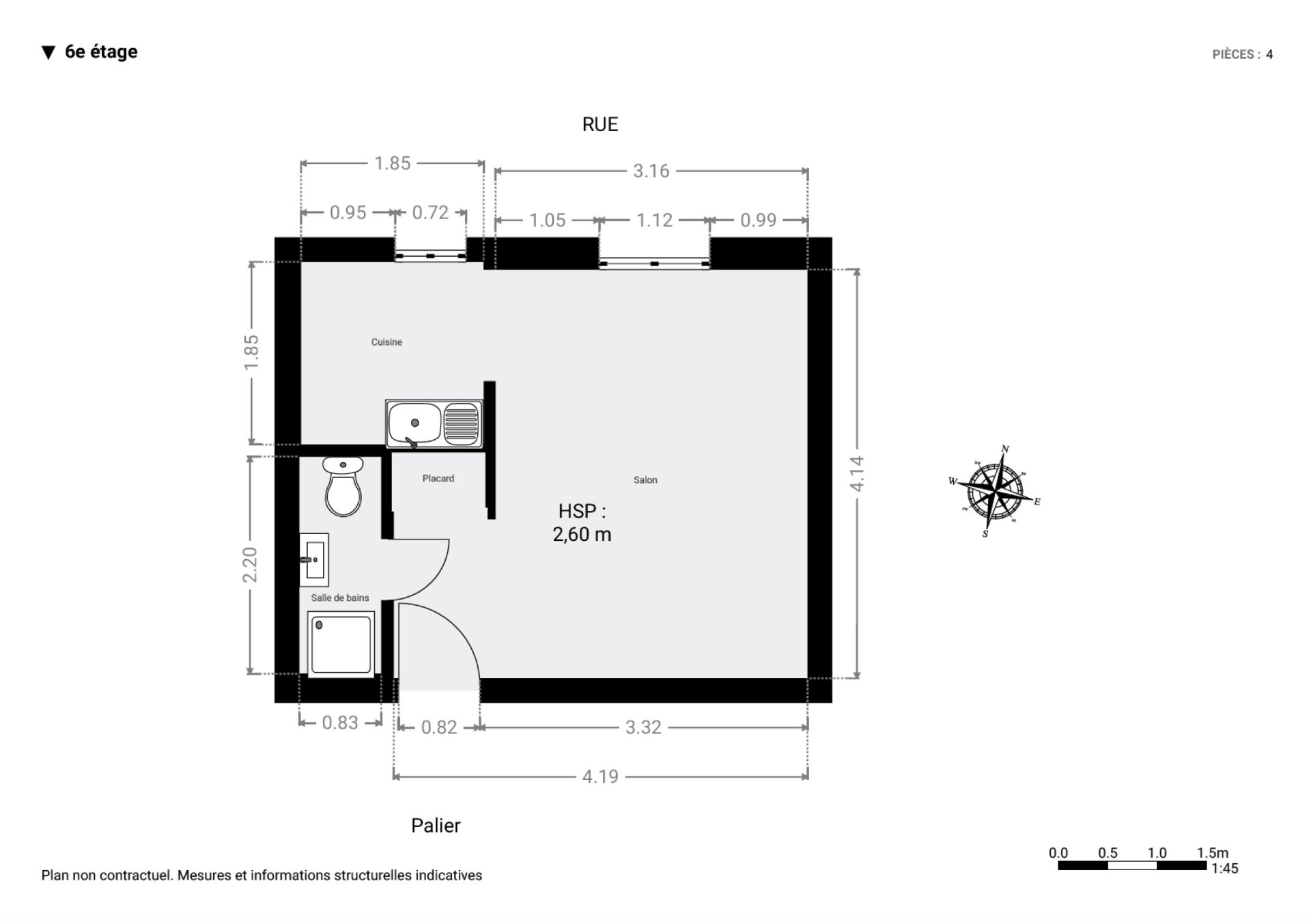 Vente Appartement 1&nbsp;pièce 20.76&nbsp;m² Paris 11
