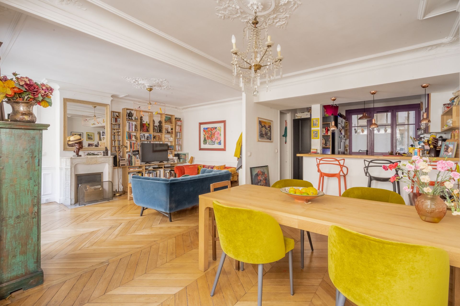 Vente Appartement 4&nbsp;Pièces 90.16&nbsp;m² Paris 18