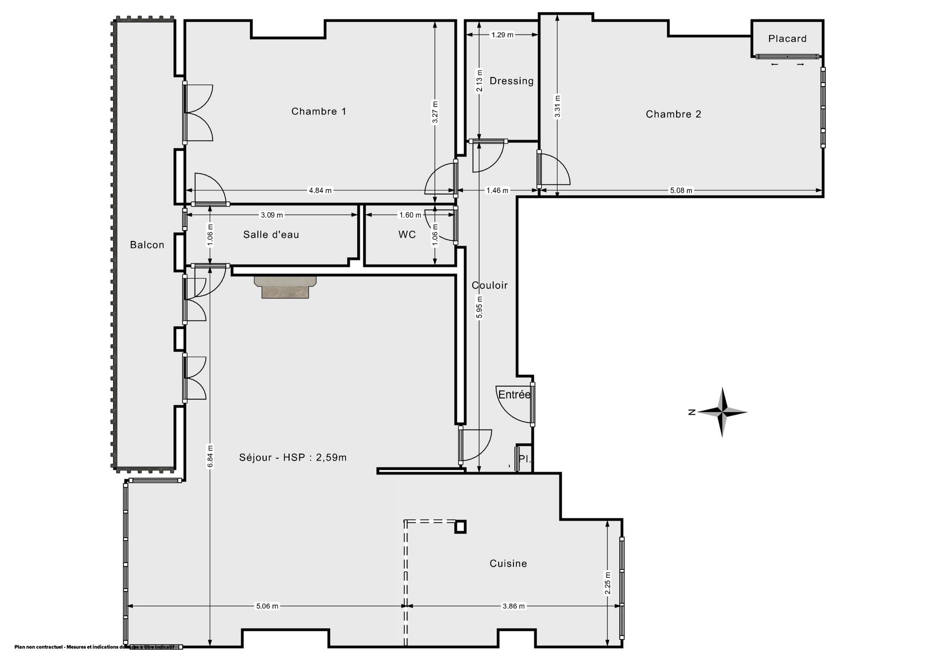 Vente Appartement 4&nbsp;Pièces 90.16&nbsp;m² Paris 18