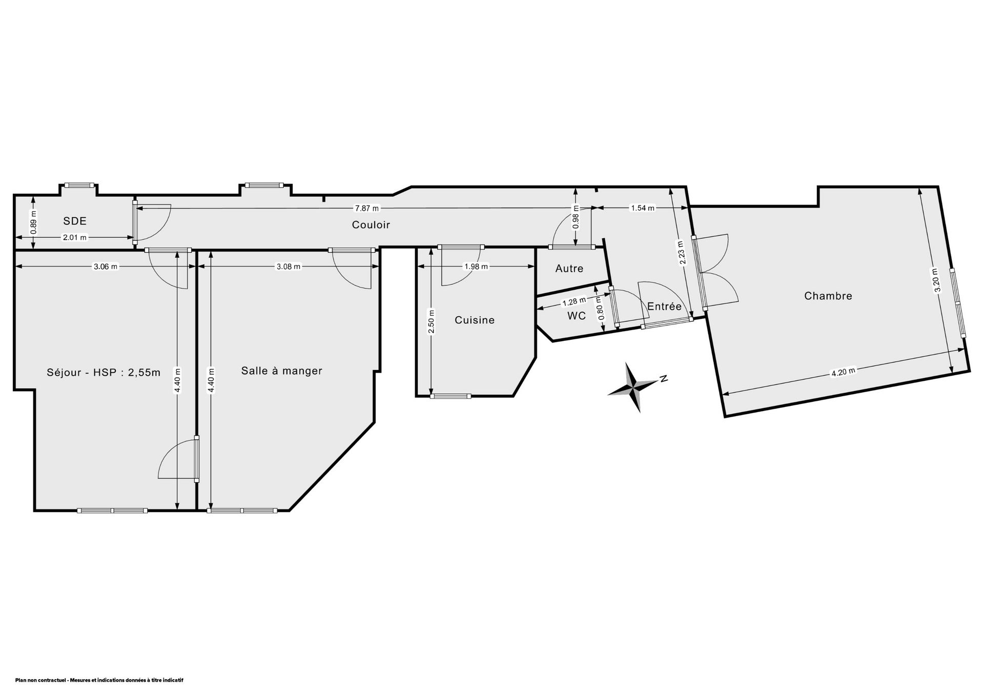 Vente Appartement 3&nbsp;Pièces 55&nbsp;m² Paris 18