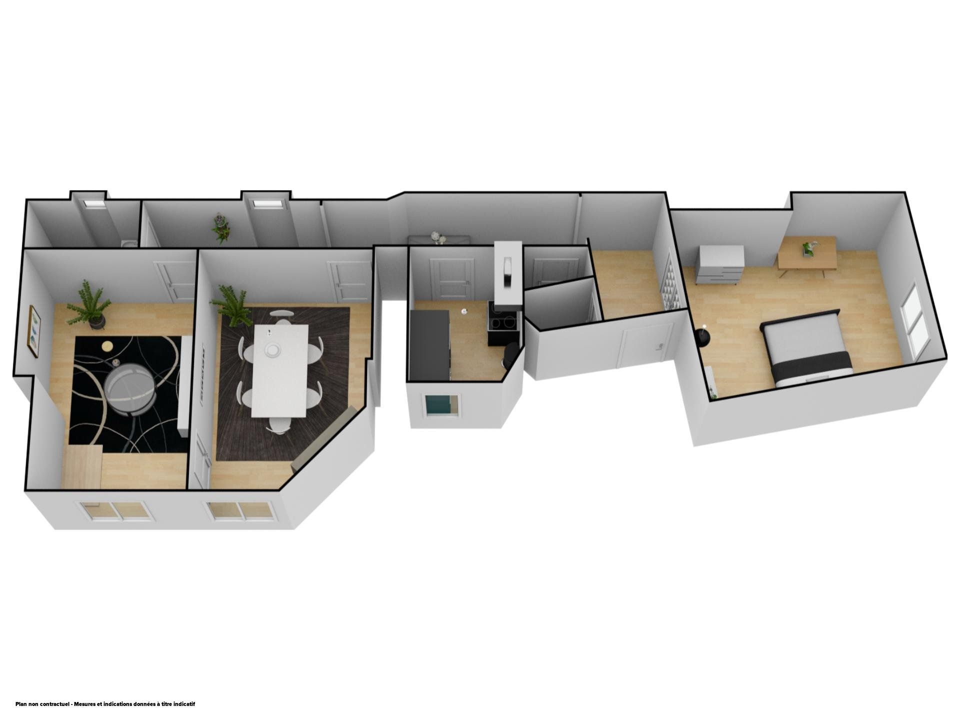 Vente Appartement 3&nbsp;Pièces 55&nbsp;m² Paris 18