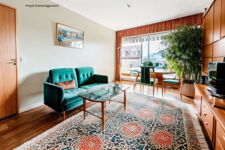 Vente Appartement 2&nbsp;Pièces 48&nbsp;m² Boulogne-Billancourt