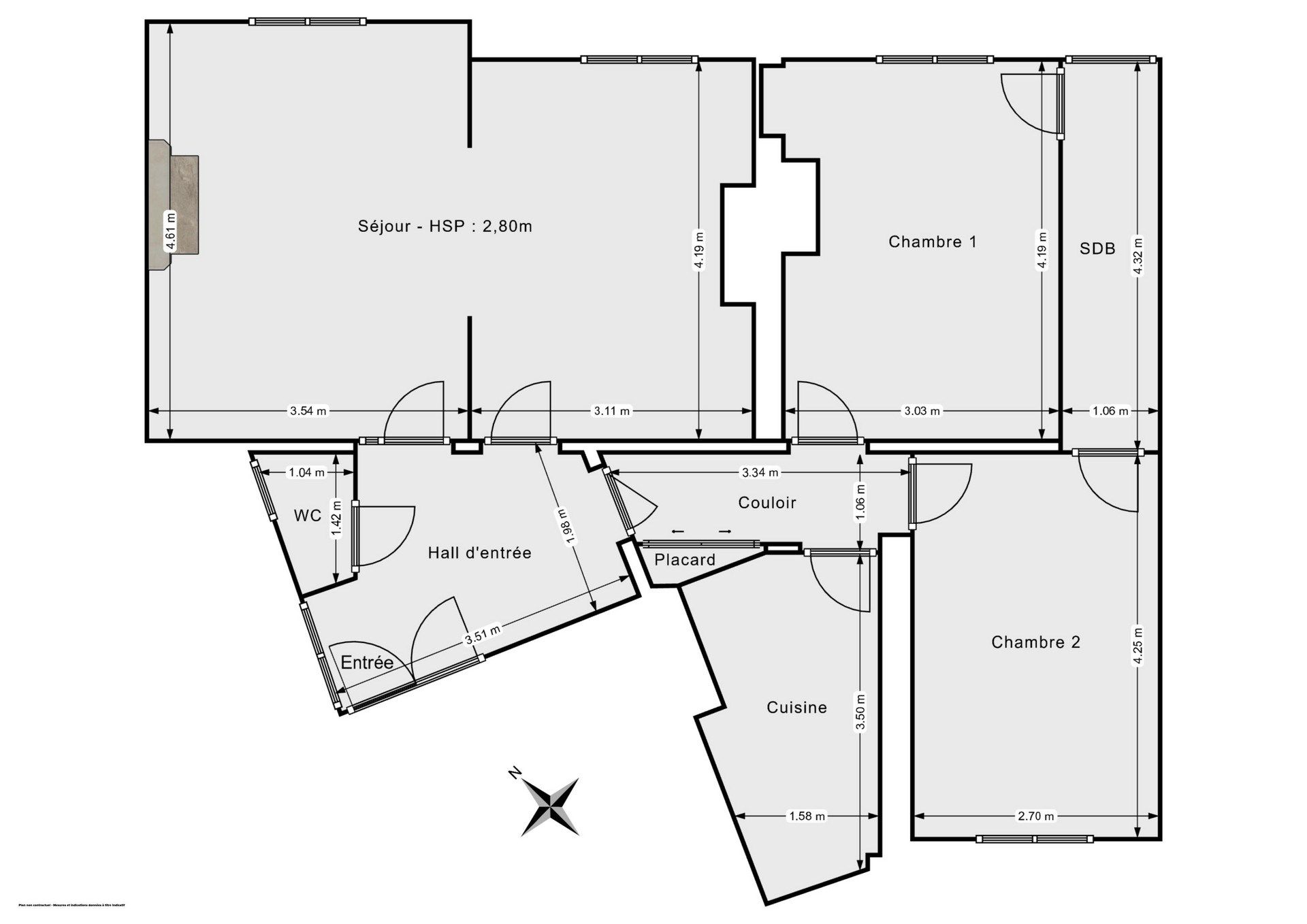 Vente Appartement 4&nbsp;Pièces 75&nbsp;m² Paris 18