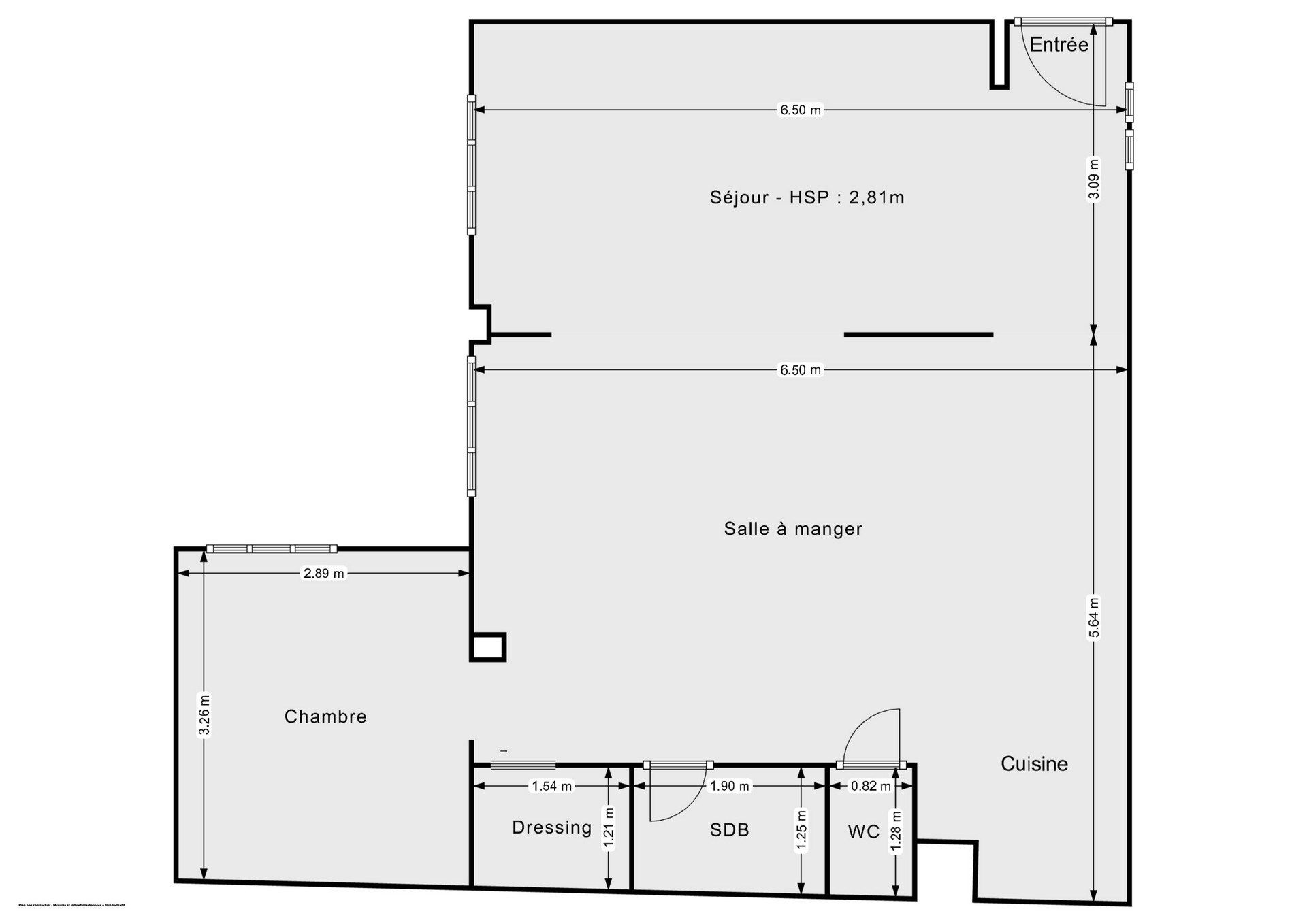 Vente Appartement 3&nbsp;Pièces 65&nbsp;m² Paris 18