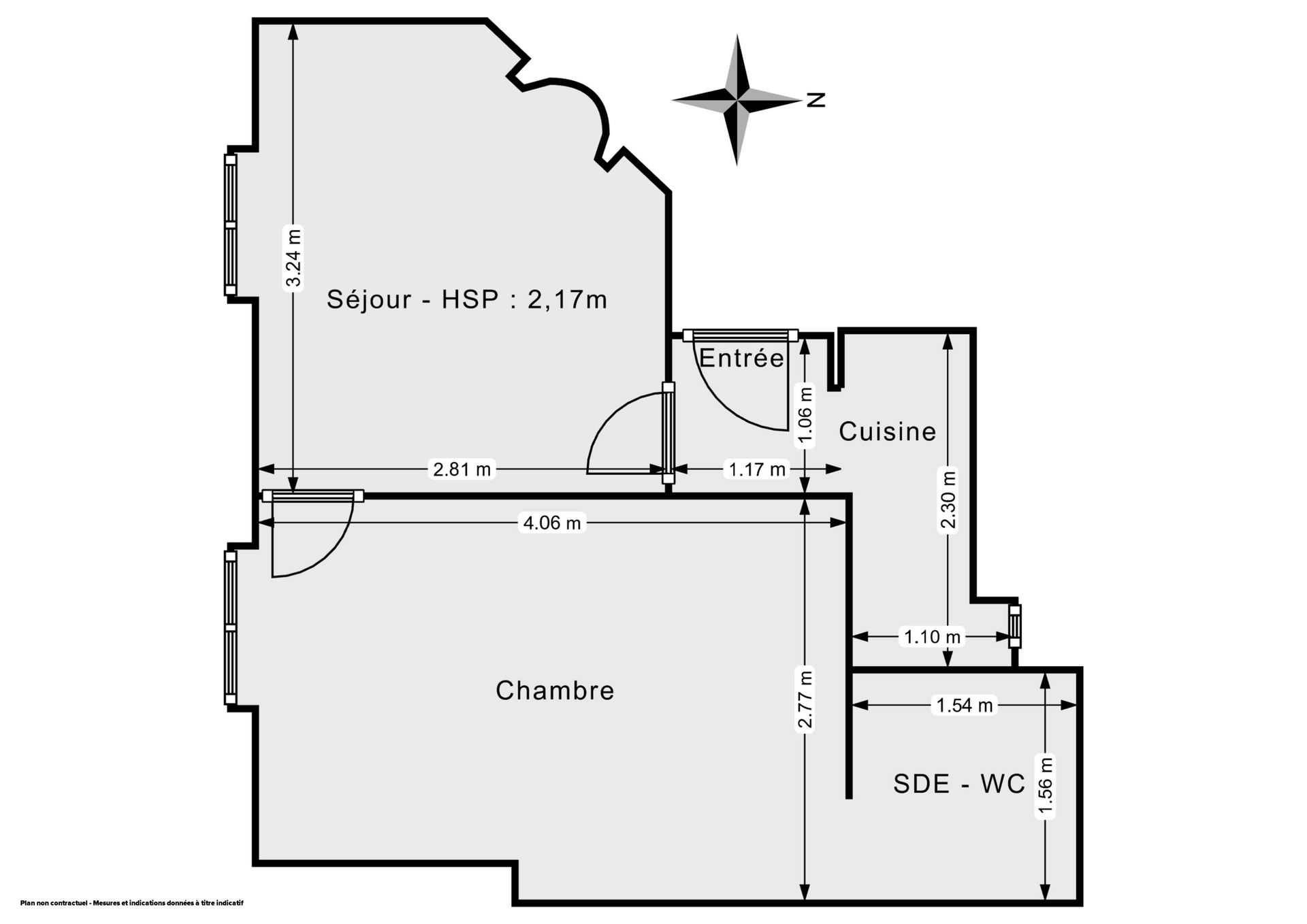 Vente Appartement 2&nbsp;Pièces 25&nbsp;m² Paris 17