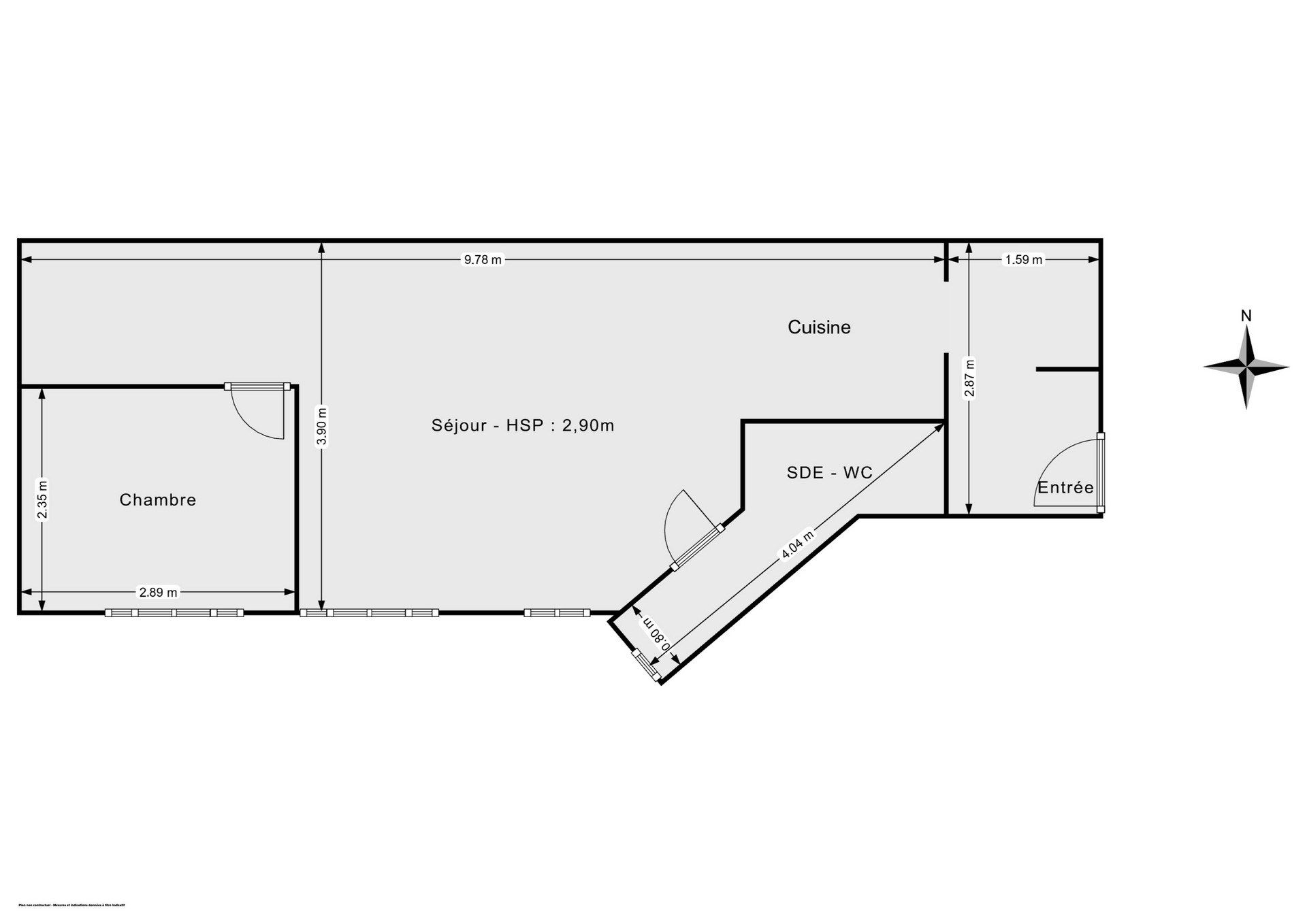 Vente Appartement 3&nbsp;Pièces 41&nbsp;m² Paris 18