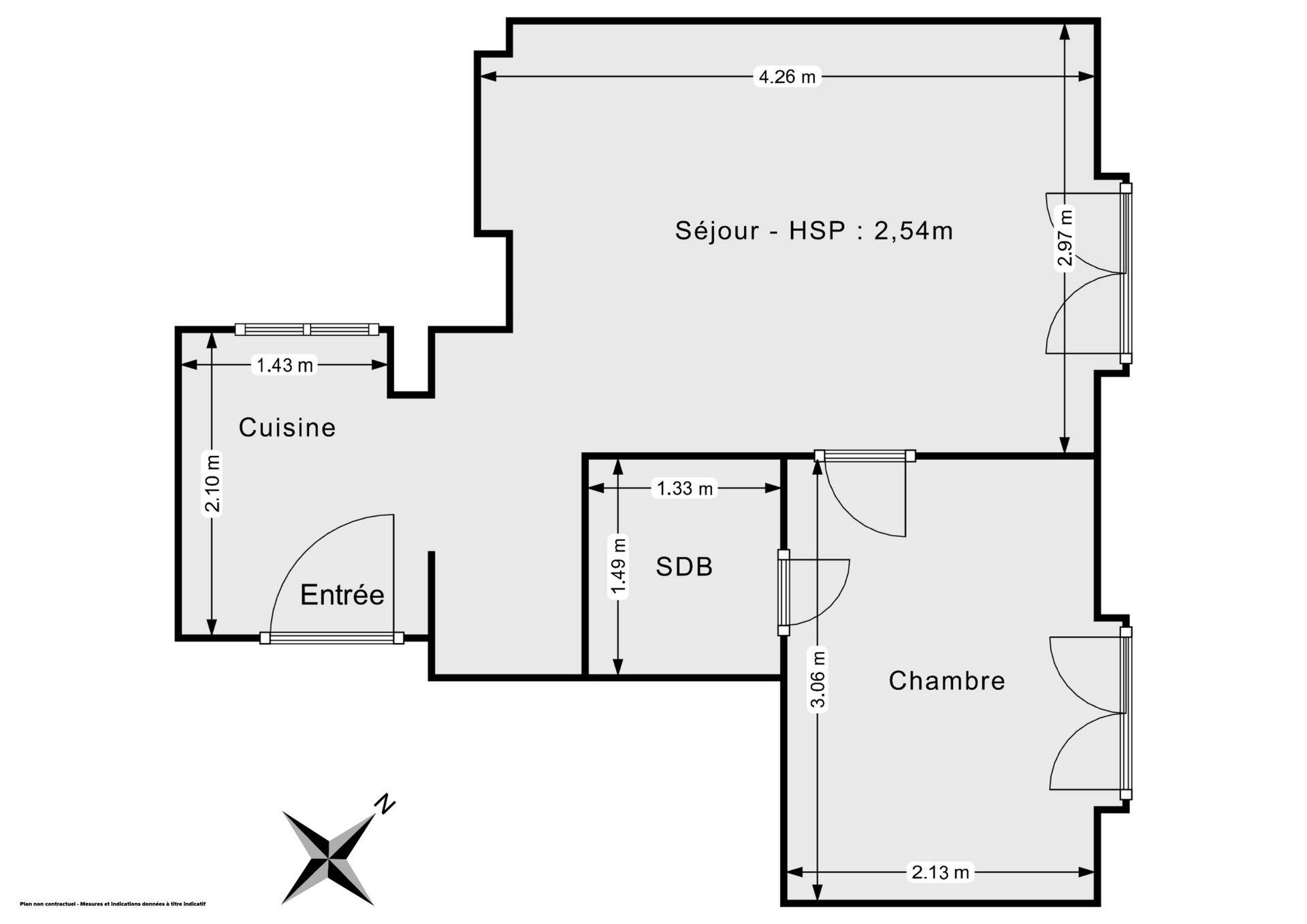 Vente Appartement 2&nbsp;Pièces 28&nbsp;m² Paris 17