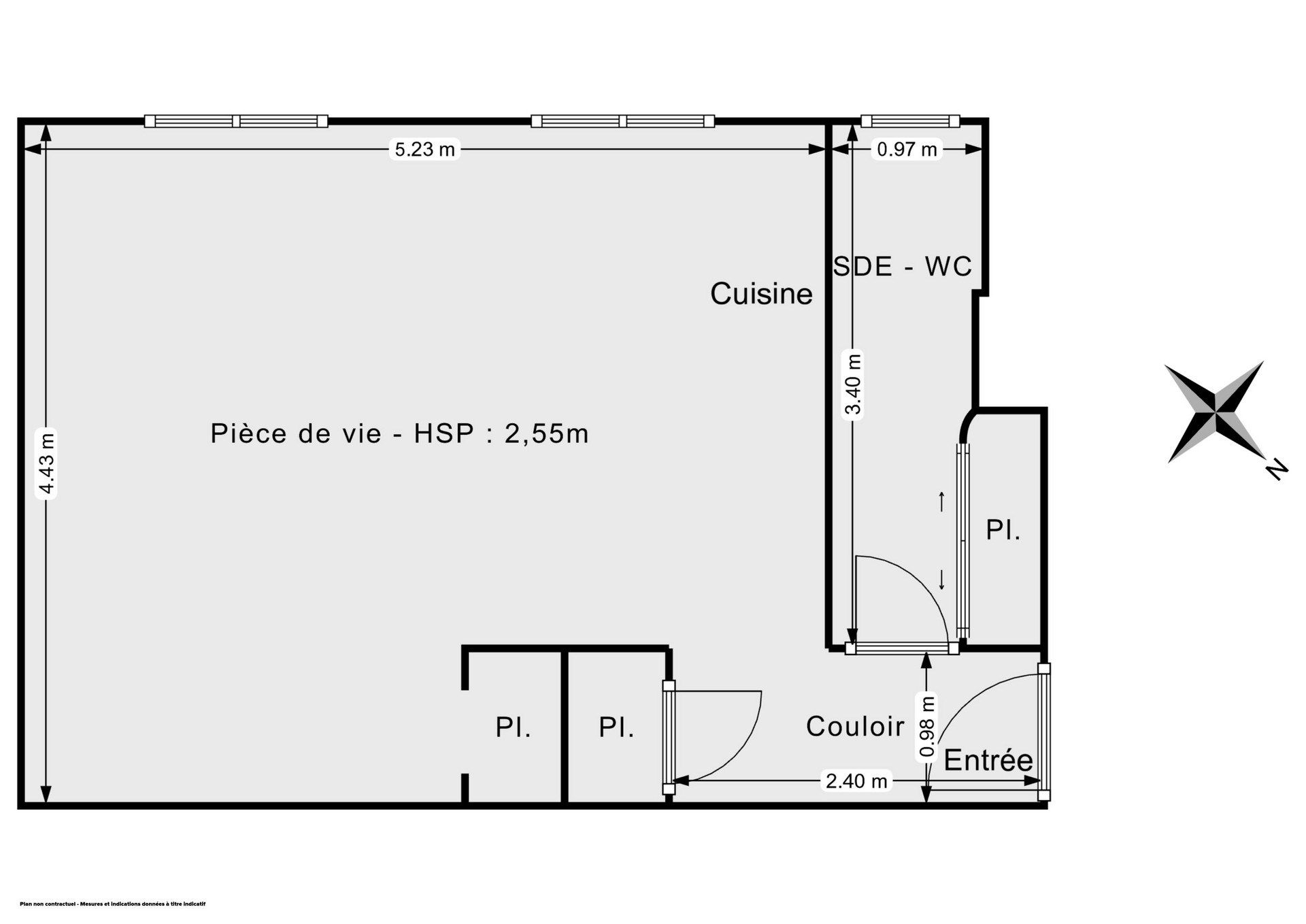 Vente Appartement 1&nbsp;pièce 29&nbsp;m² Paris 15