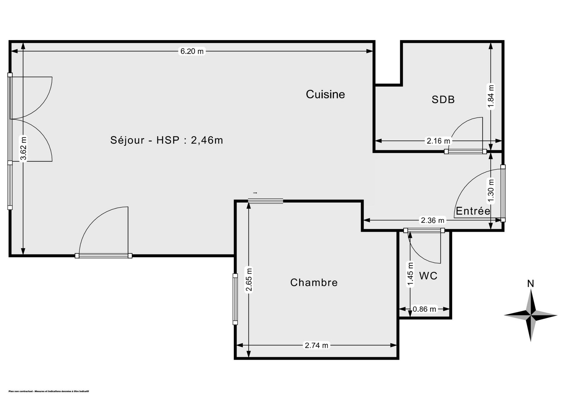 Vente Appartement 2&nbsp;Pièces 43&nbsp;m² Paris 11